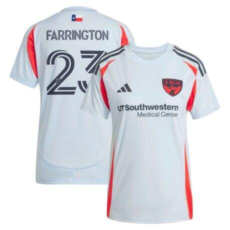 Logan Farrington FC Dallas adidas Women's 2025 The Inferno Kit Replica Player Jersey - - Front View