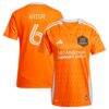 Artur Houston Dynamo FC adidas Women's 2025 Season 20 Replica Player Jersey - Orange - Front View
