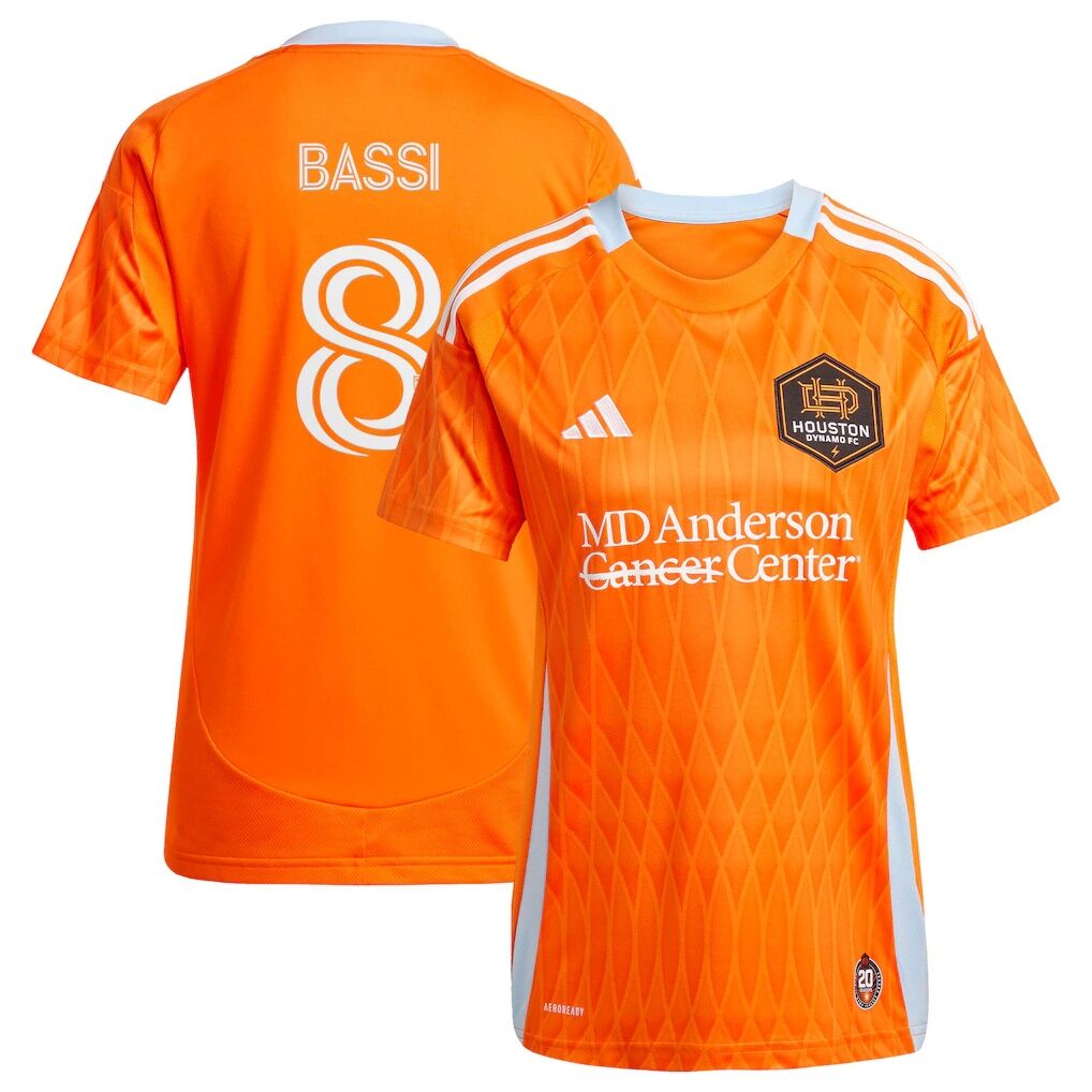 Amine Bassi Houston Dynamo FC adidas Women's 2025 Season 20 Replica Player Jersey
