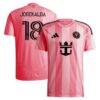 Jordi Alba Inter Miami CF adidas 2025 Euforia Replica Player Jersey - - Front View