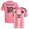 Jordi Alba Inter Miami CF adidas Youth 2025 Euforia Replica Player Jersey - - Front View