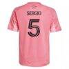 Sergio Busquets Inter Miami CF adidas Youth 2025 Euforia Replica Player Jersey - - Detail View