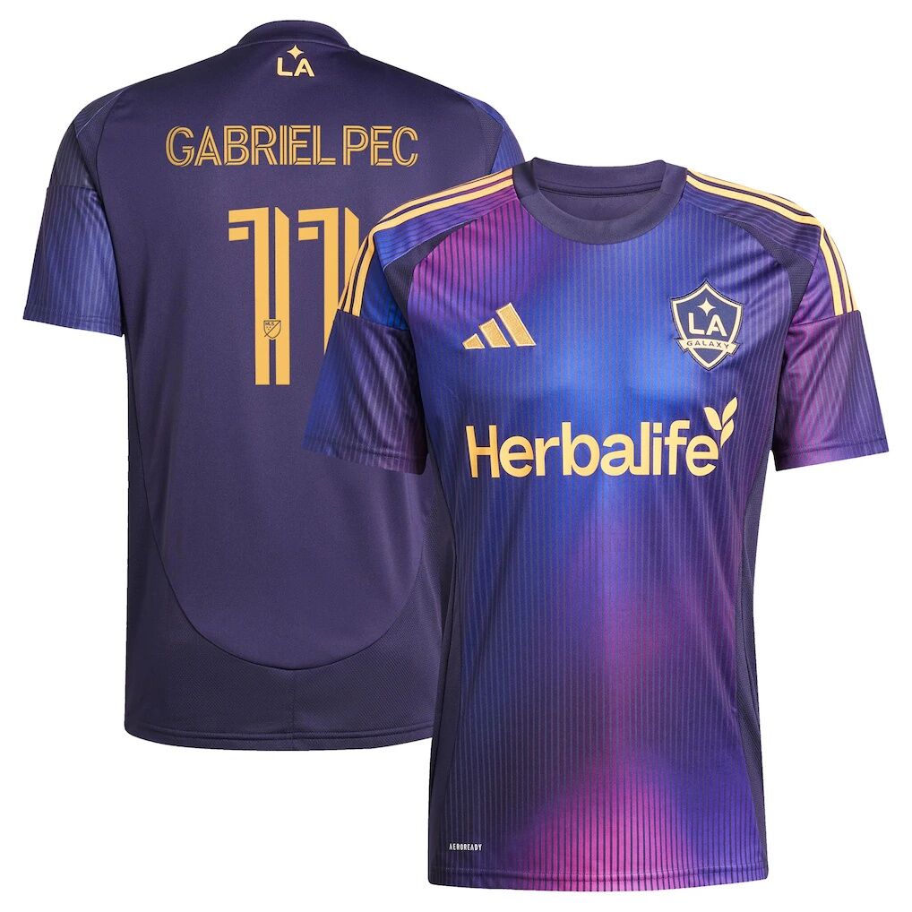Gabriel Pec LA Galaxy adidas 2025 RIZON Replica Player Jersey