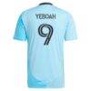 Kelvin Yeboah Minnesota United FC adidas 2025 CONVERGENCE Replica Player Jersey - Blue - Detail View