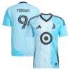 Kelvin Yeboah Minnesota United FC adidas 2025 CONVERGENCE Replica Player Jersey - Blue - Front View