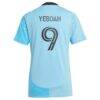 Kelvin Yeboah Minnesota United FC adidas Women's 2025 CONVERGENCE Replica Player Jersey - Blue - Detail View
