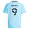 Kelvin Yeboah Minnesota United FC adidas Youth 2025 CONVERGENCE Replica Player Jersey - Blue - Detail View