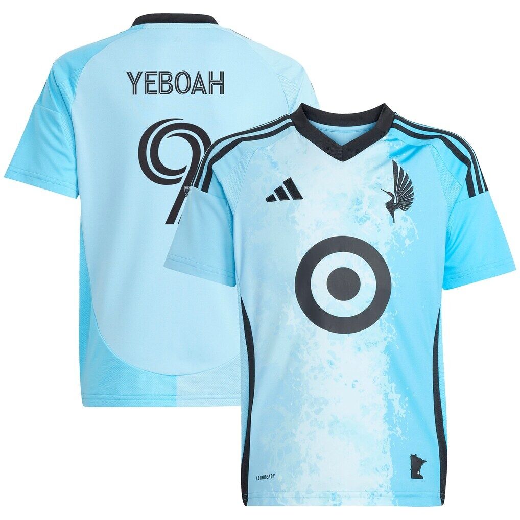 Kelvin Yeboah Minnesota United FC adidas Youth 2025 CONVERGENCE Replica Player Jersey