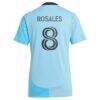 Joseph Rosales Minnesota United FC adidas Women's 2025 CONVERGENCE Replica Player Jersey - Blue - Detail View