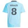 Joseph Rosales Minnesota United FC adidas Youth 2025 CONVERGENCE Replica Player Jersey - Blue - Detail View