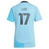 Robin Lod Minnesota United FC adidas Women's 2025 CONVERGENCE Replica Player Jersey - Blue - Detail View