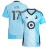 Robin Lod Minnesota United FC adidas Women's 2025 CONVERGENCE Replica Player Jersey - Blue - Front View