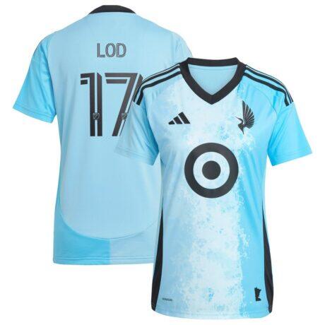 Robin Lod Minnesota United FC adidas Women's 2025 CONVERGENCE Replica Player Jersey - Blue - Front View