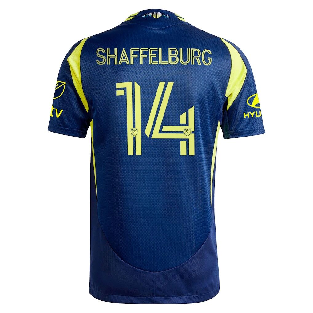 Jacob Shaffelburg Nashville SC adidas 2025 The Heart Of Nashville Kit Authentic Player Jersey