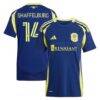 Jacob Shaffelburg Nashville SC adidas Women's 2025 The Heart of Nashville Kit Replica Player Jersey - Navy - Front View