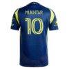 Hany Mukhtar Nashville SC adidas 2025 The Heart Of Nashville Kit Authentic Player Jersey - Navy - Detail View