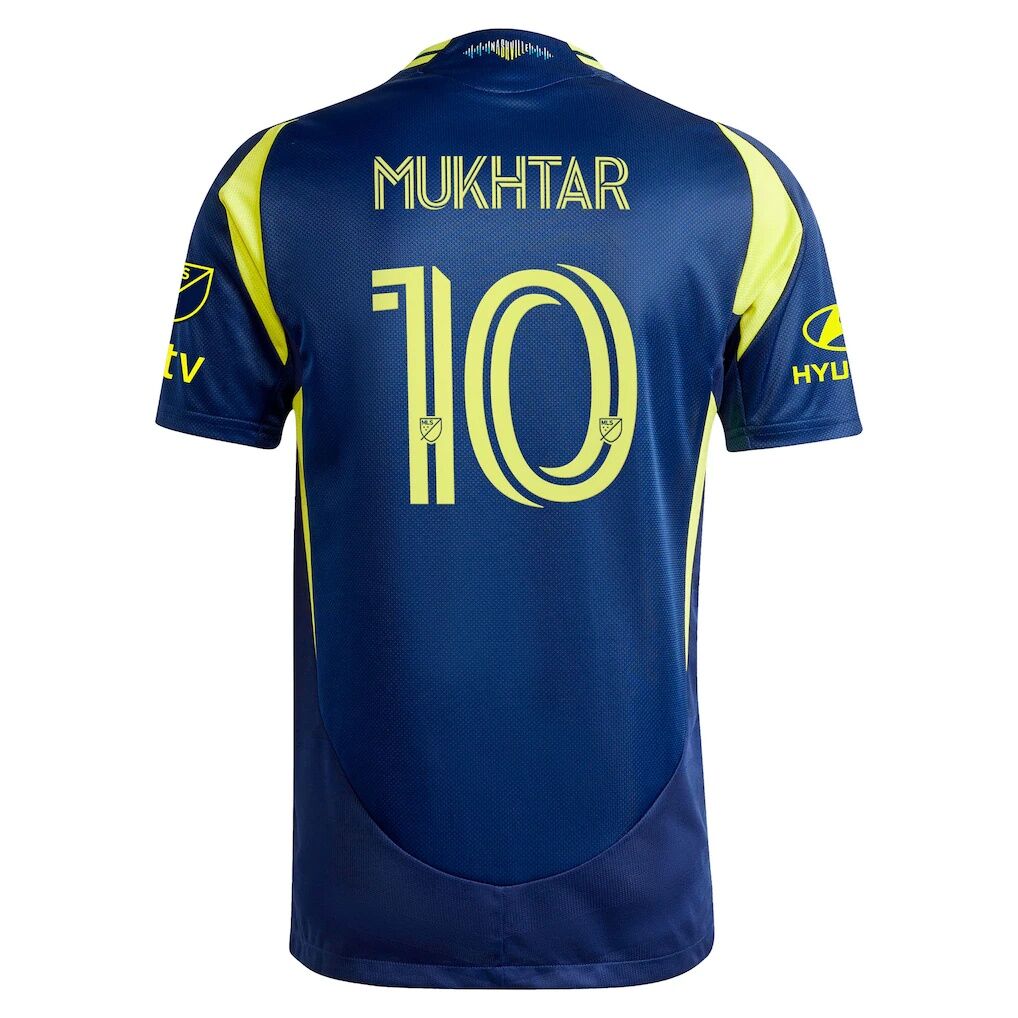 Hany Mukhtar Nashville SC adidas 2025 The Heart Of Nashville Kit Authentic Player Jersey