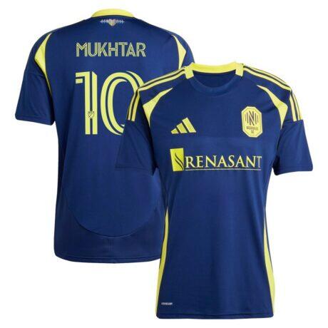 Hany Mukhtar Nashville SC adidas 2025 The Heart of Nashville Kit Replica Player Jersey - Navy - Front View