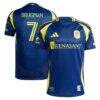 Gastón Brugman Nashville SC adidas 2025 The Heart Of Nashville Kit Authentic Player Jersey - Navy - Front View