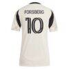 Emil Forsberg New York Red Bulls adidas Women's 2025 Stone Kit Replica Player Jersey - - Detail View