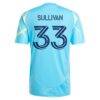 Quinn Sullivan Philadelphia Union adidas 2025 The Voltage Kit Replica Player Jersey - Blue - Detail View