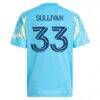 Quinn Sullivan Philadelphia Union adidas Youth 2025 The Voltage Kit Replica Player Jersey - Blue - Detail View