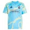 Quinn Sullivan Philadelphia Union adidas Youth 2025 The Voltage Kit Replica Player Jersey - Blue - Side View