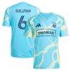 Cavan Sullivan Philadelphia Union adidas 2025 The Voltage Kit Replica Player Jersey - Blue - Front View