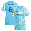 Cavan Sullivan Philadelphia Union adidas Women's 2025 The Voltage Kit Replica Player Jersey - Blue - Front View