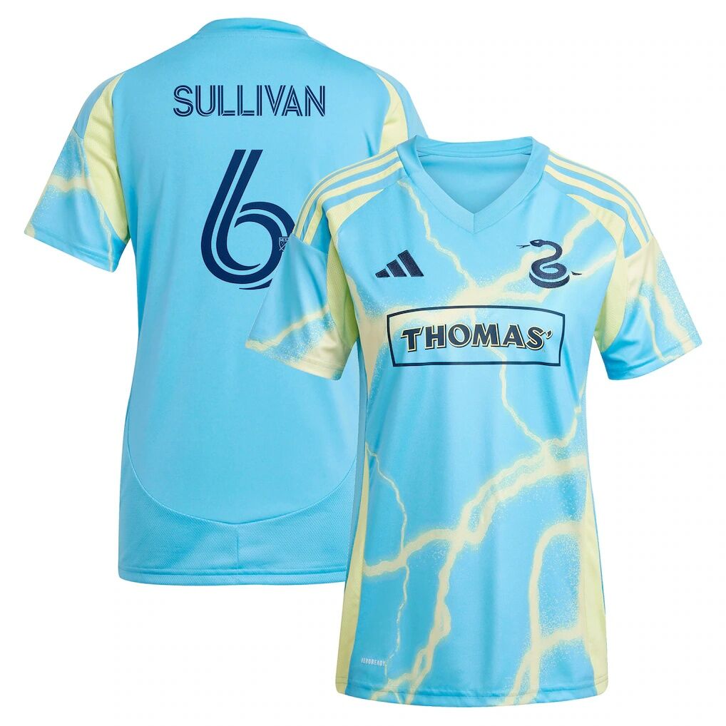Cavan Sullivan Philadelphia Union adidas Women's 2025 The Voltage Kit Replica Player Jersey