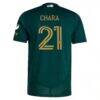 Diego Chara Portland Timbers adidas 2025 Forever Green & Gold Authentic Player Jersey - Green - Detail View
