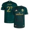 Diego Chara Portland Timbers adidas 2025 Forever Green & Gold Authentic Player Jersey - Green - Front View