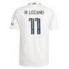 Hirving Lozano San Diego FC adidas 2025 Woven Into One Authentic Player Jersey - White - Detail View