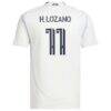 Hirving Lozano adidas 2025 Woven Into One Replica Player Jersey - White - Detail View