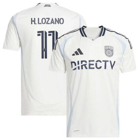 Hirving Lozano adidas 2025 Woven Into One Replica Player Jersey - White - Front View
