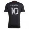 Cristian Espinoza San Jose Earthquakes adidas 2025 Headliner Replica Player Jersey - Black - Detail View