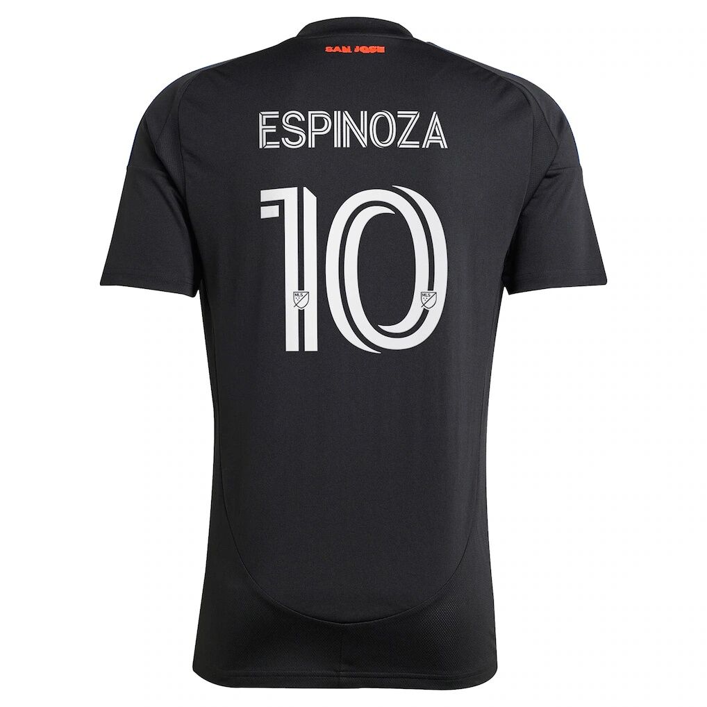 Cristian Espinoza San Jose Earthquakes adidas 2025 Headliner Replica Player Jersey