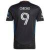 Cristian Arango San Jose Earthquakes adidas 2025 Headliner Authentic Player Jersey - Black - Detail View