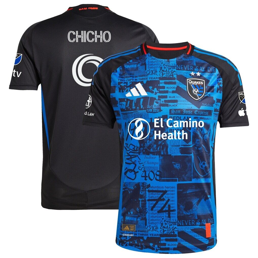 Cristian Arango San Jose Earthquakes adidas 2025 Headliner Authentic Player Jersey