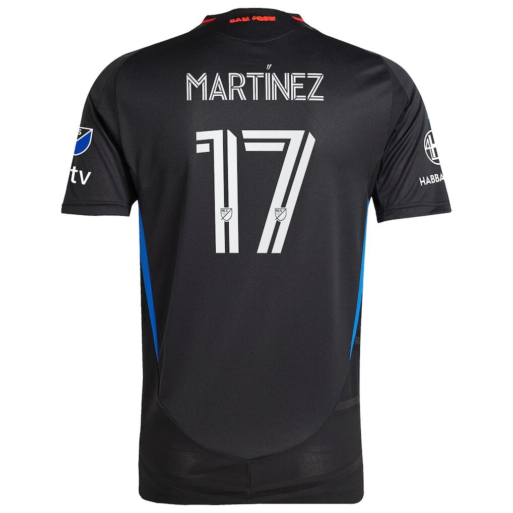 Josef Martinez San Jose Earthquakes adidas 2025 Headliner Authentic Player Jersey