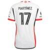 Josef Martinez San Jose Earthquakes adidas 2025 Headliner Authentic Player Jersey - White - Detail View