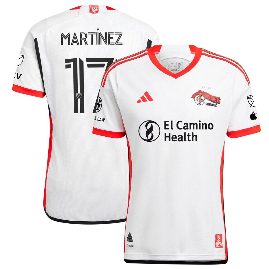 Josef Martinez San Jose Earthquakes adidas 2025 Headliner Authentic Player Jersey