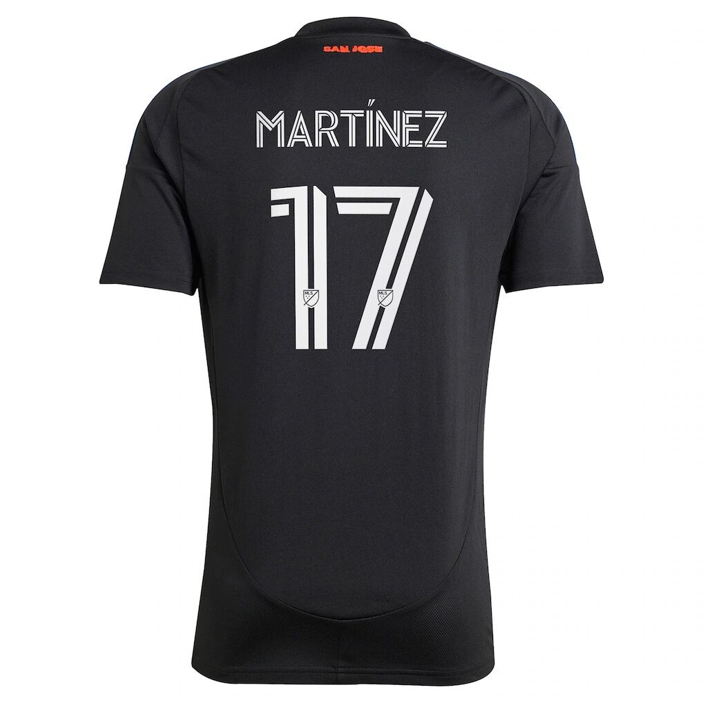 Josef Martinez San Jose Earthquakes adidas 2025 Headliner Replica Player Jersey