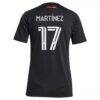 Josef Martinez San Jose Earthquakes adidas Women's 2025 Headliner Replica Player Jersey - Black - Detail View