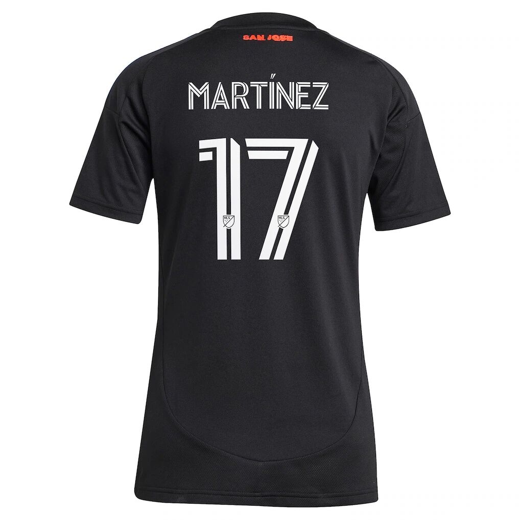 Josef Martinez San Jose Earthquakes adidas Women's 2025 Headliner Replica Player Jersey