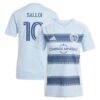 Daniel Salloi Sporting Kansas City adidas Women's 2025 One KC Replica Player Jersey - - Front View