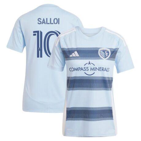 Daniel Salloi Sporting Kansas City adidas Women's 2025 One KC Replica Player Jersey - - Front View