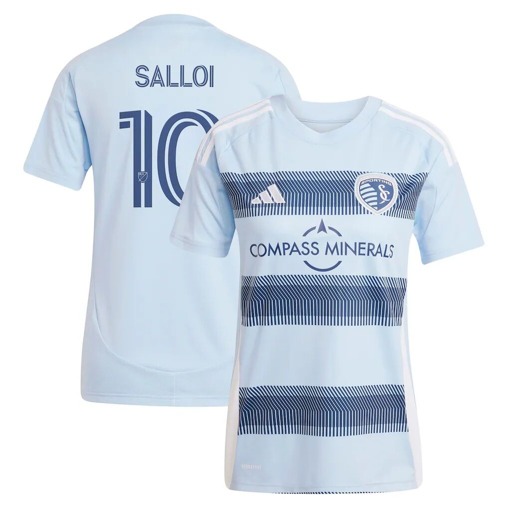 Daniel Salloi Sporting Kansas City adidas Women's 2025 One KC Replica Player Jersey - Light Blue