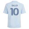 Daniel Salloi Sporting Kansas City adidas Youth 2025 One KC Replica Player Jersey - - Detail View
