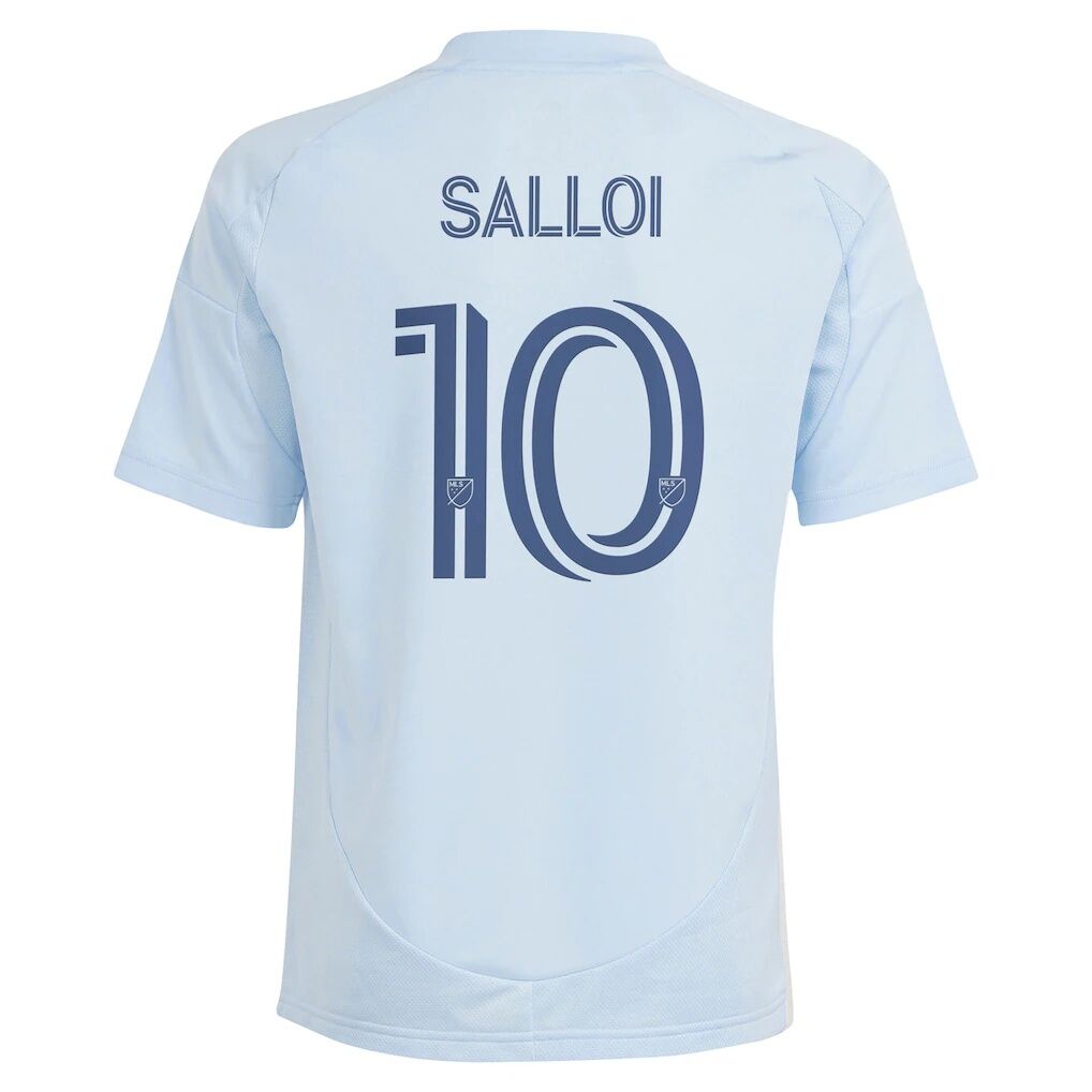 Daniel Salloi Sporting Kansas City adidas Youth 2025 One KC Replica Player Jersey - Light Blue